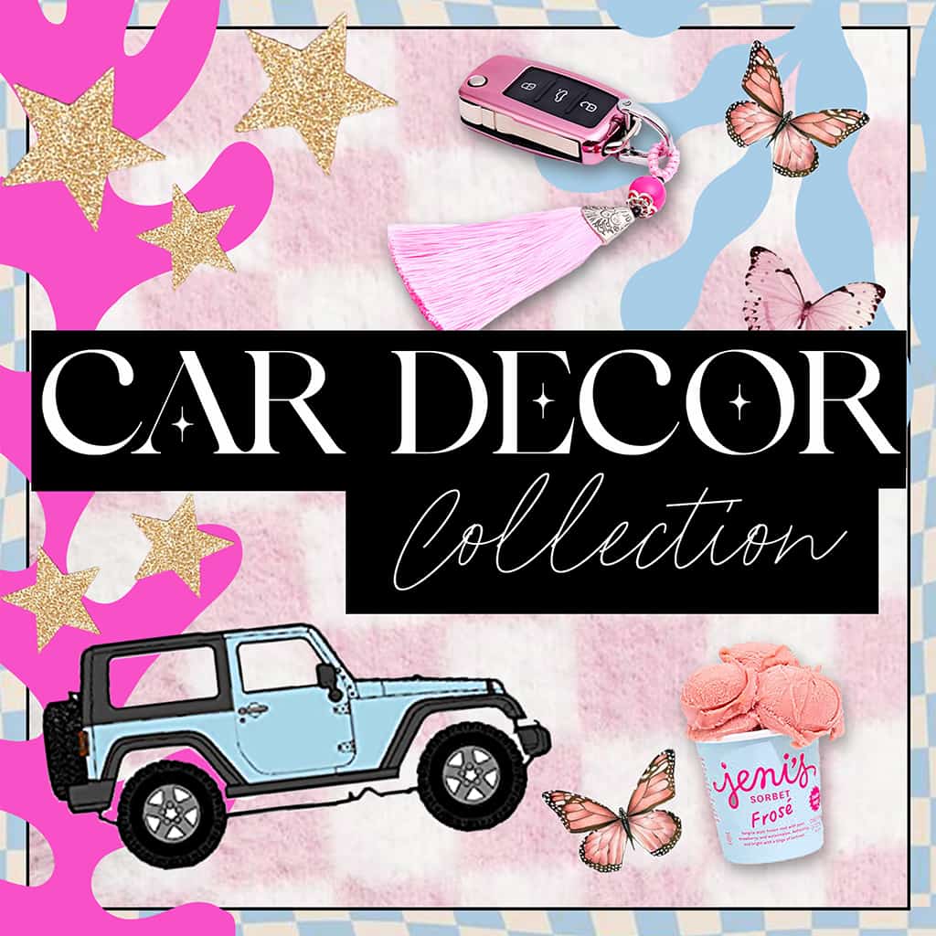 CHIC & CUTE CAR DECOR - Literally Pretty Car Decor Collection