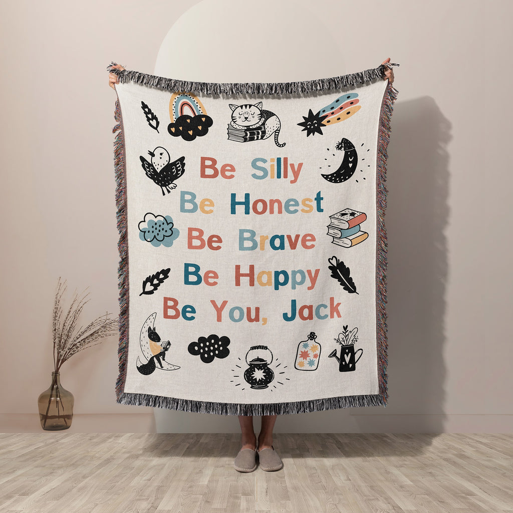 Be You Custom Blanket, Personalized Gift for Kids & Baby Showers