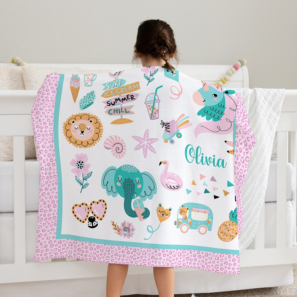 Custom kids blankets sale