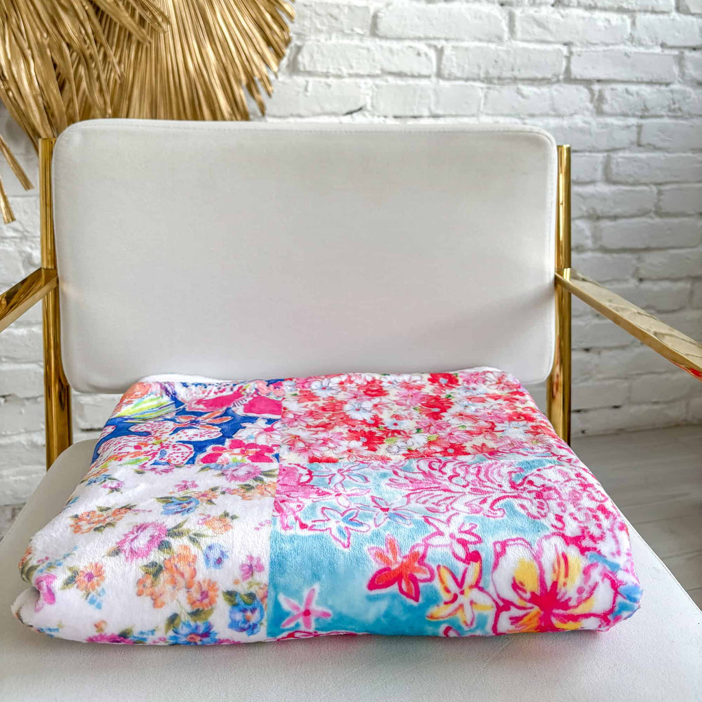 Floral Preppy Blanket