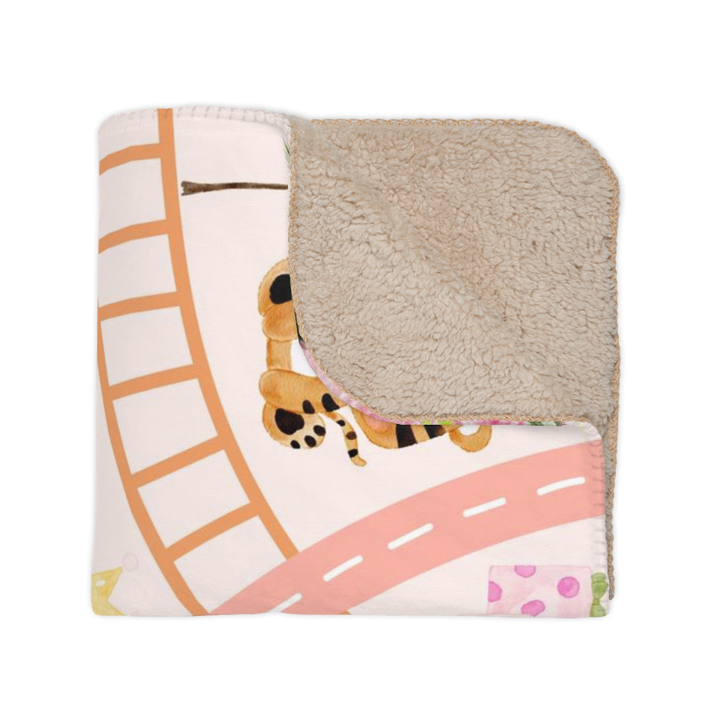 Animal City Cute Blanket for Kids, Cute Blankets for Kids with Animals