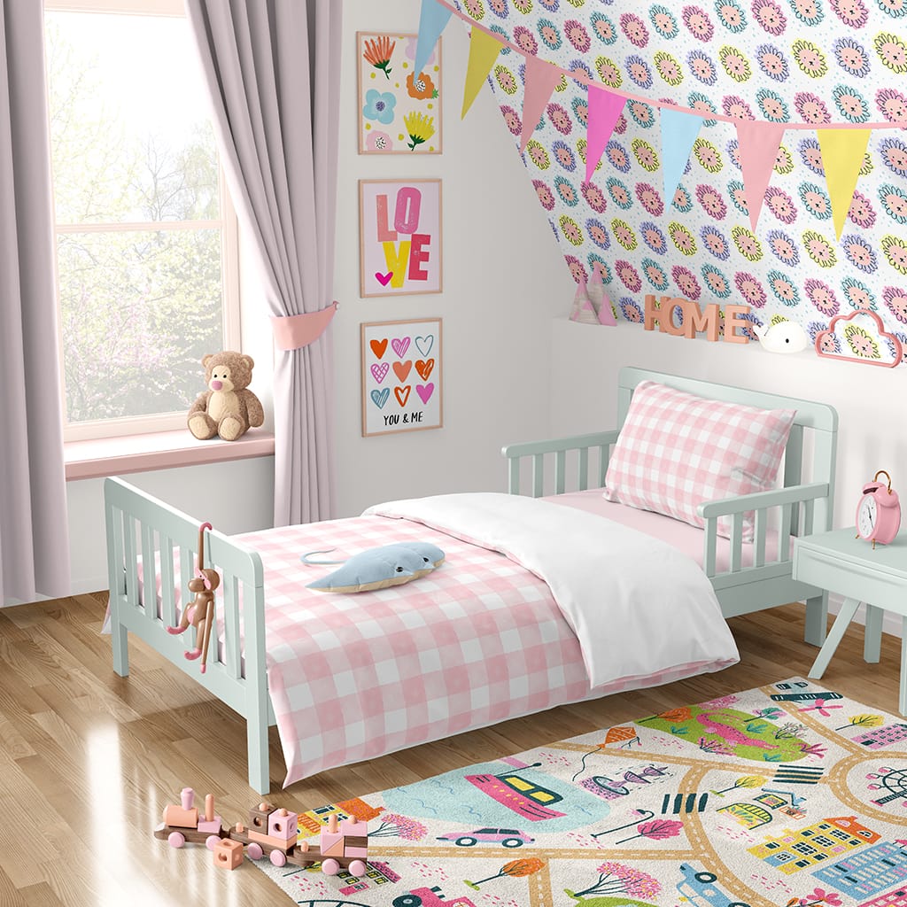 Colorful Lions Kids Wallpaper, Peel and Stick Wallpaper for Nursery