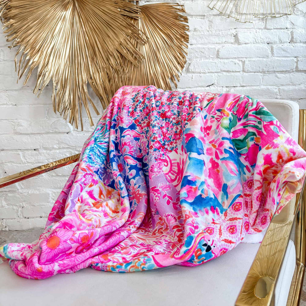 Floral Preppy Blanket