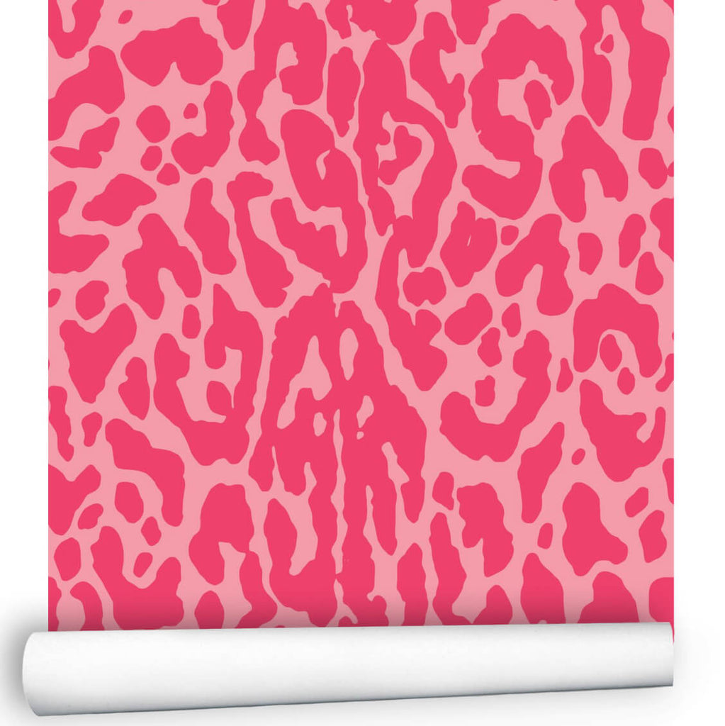 Cheetah Wallpaper Hot Pink Peel and Stick Wallpapers Animal Print