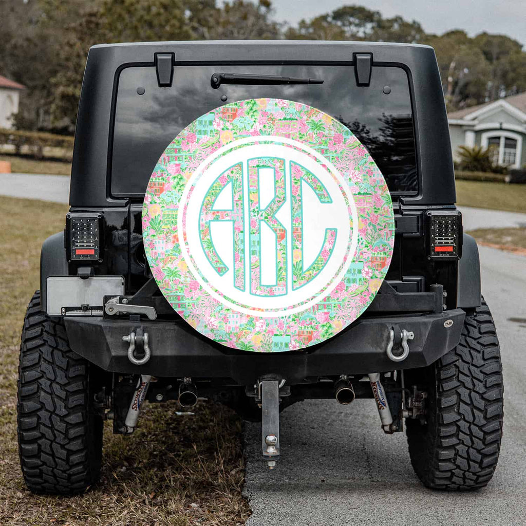 customized spare tire cover monogrammed preppy summer literally pretty