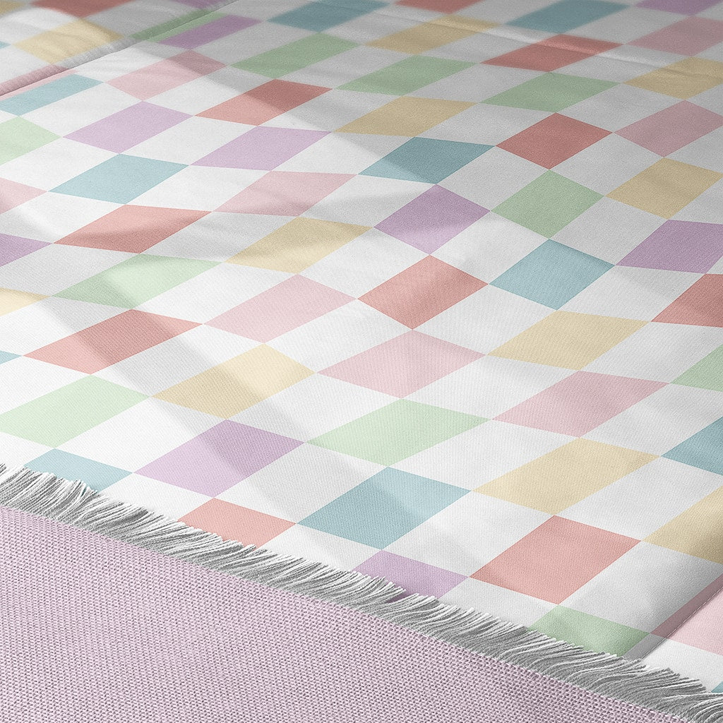 Danish Pastel Checkerboard Comforter