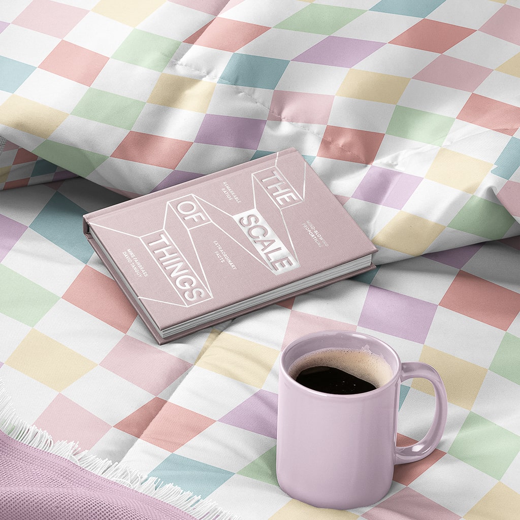 Danish Pastel Checkerboard Comforter