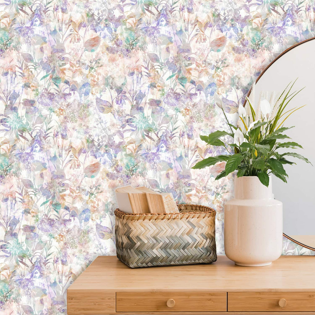 Floral Peel and Stick Wallpaper Spring Blossom, Floral Wall Mural