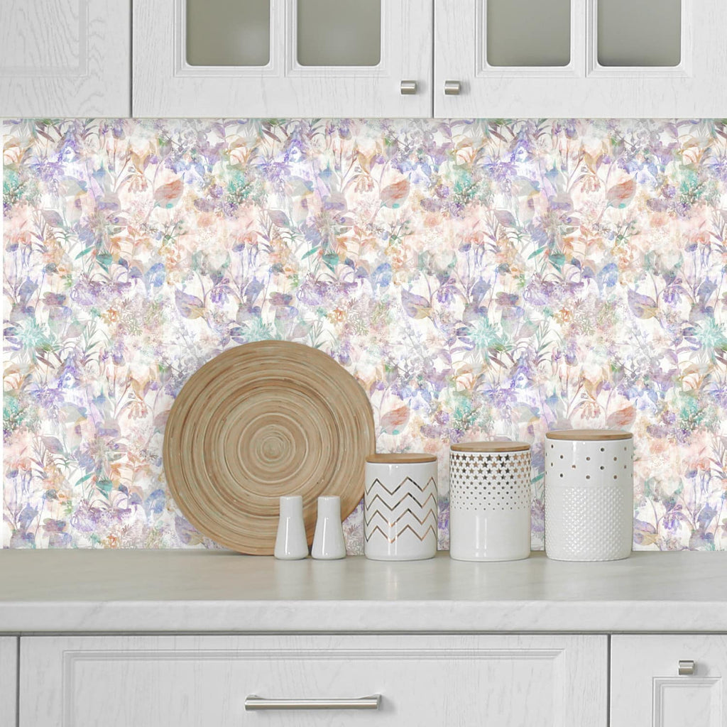 Floral Peel and Stick Wallpaper Spring Blossom, Floral Wall Mural