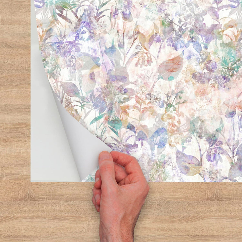 Floral Peel and Stick Wallpaper Spring Blossom, Floral Wall Mural