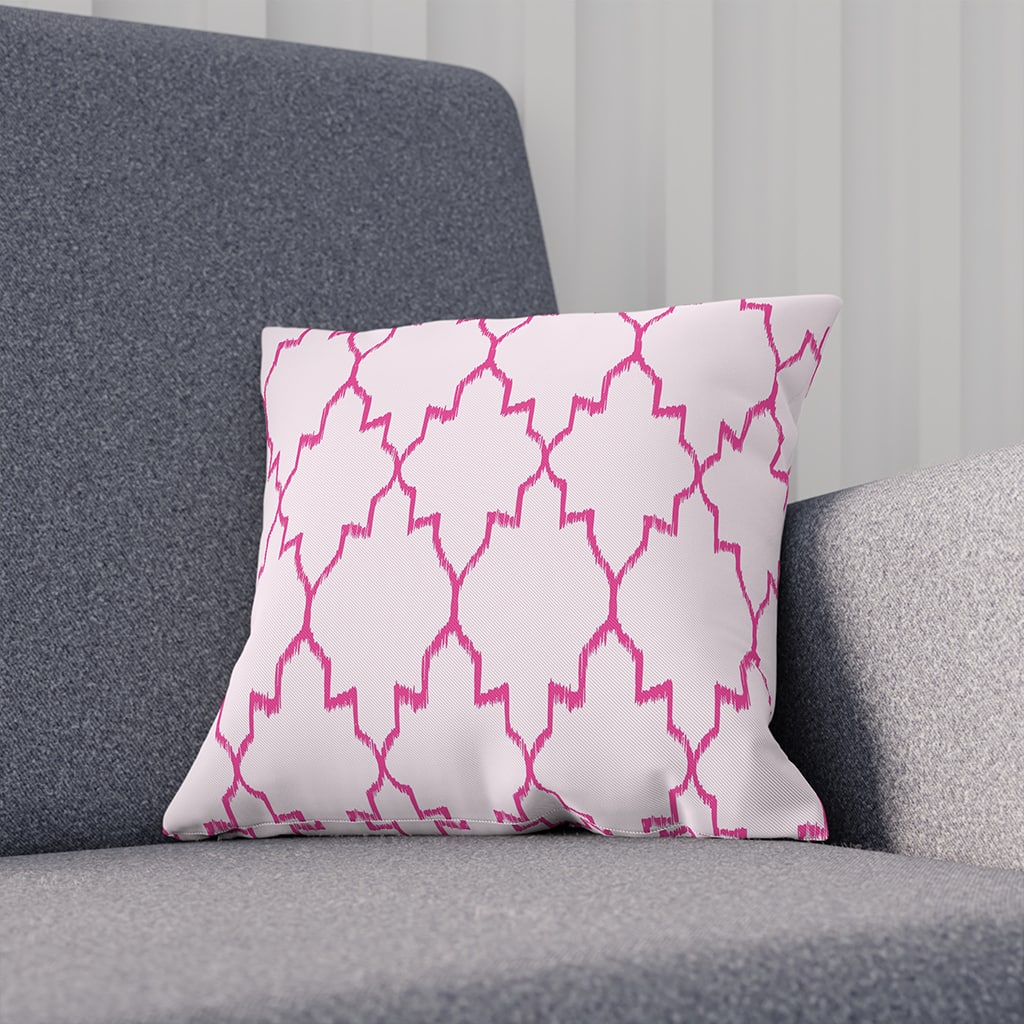 Pink grey throw discount pillows