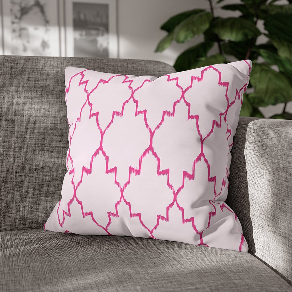 Pink Preppy Throw Pillow Princess, Preppy Room Decor Couch Pillows