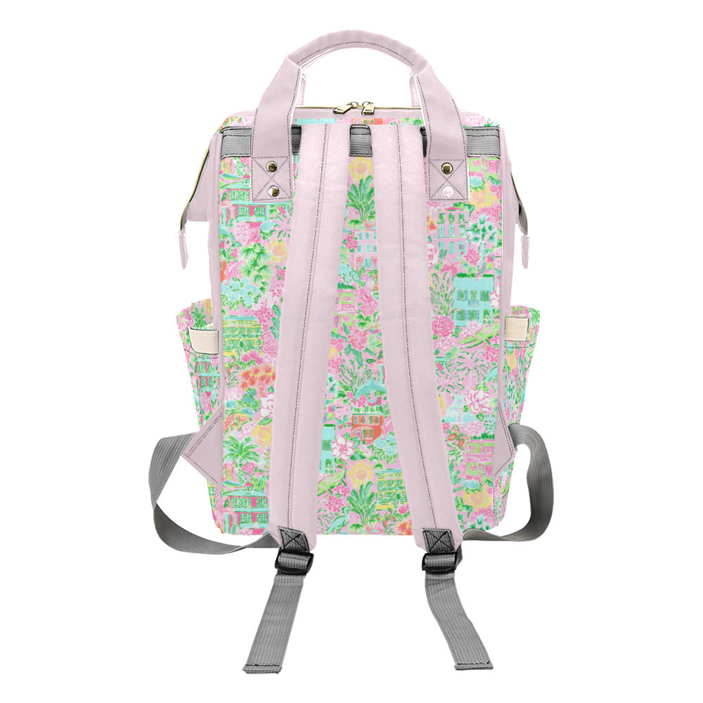 Summer Diaper Bag Backpack - Multifunctional Backpack