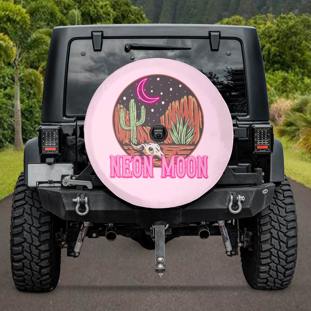 spare tire cover backup camera compatible for women, pink