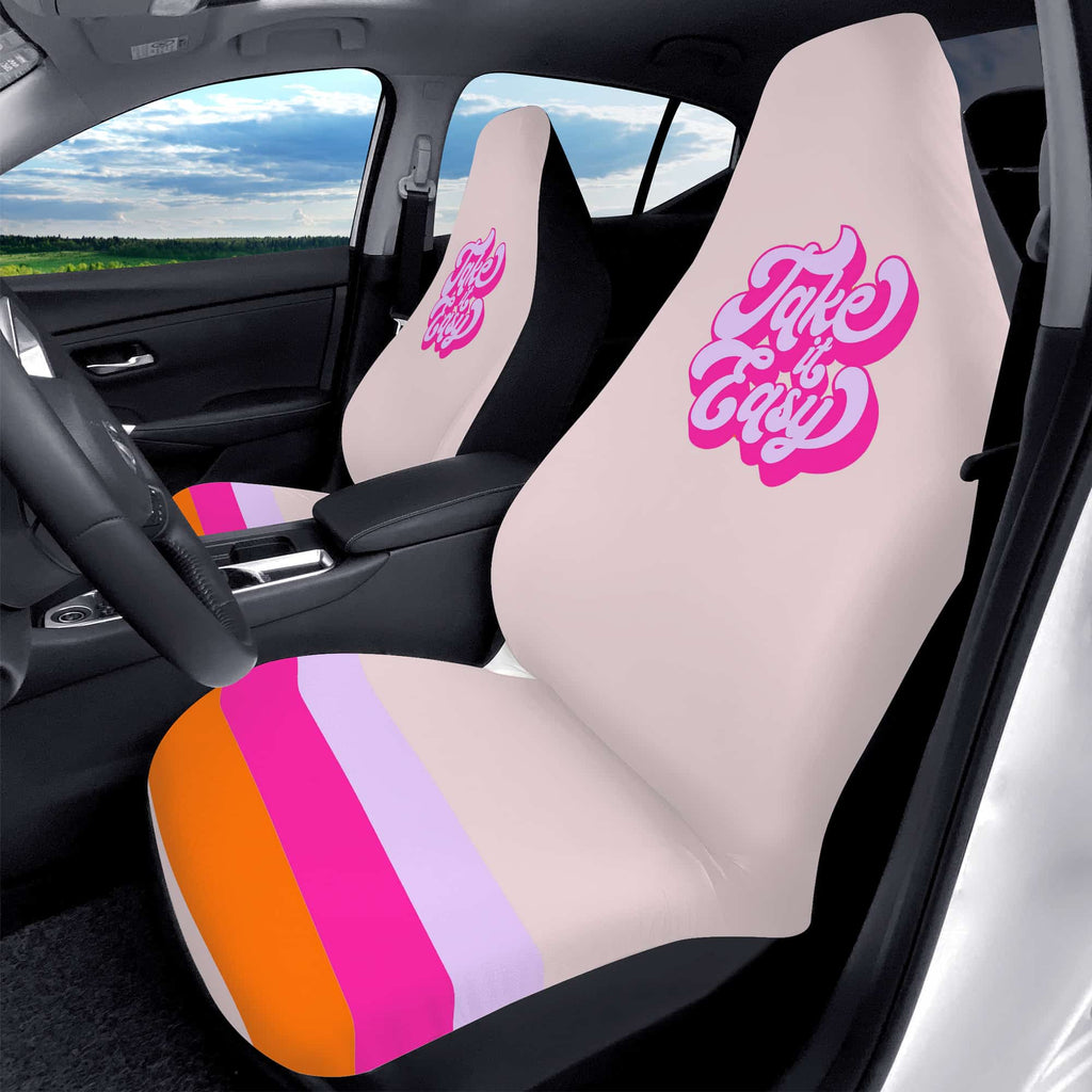 colorful car seat covers from literally pretty