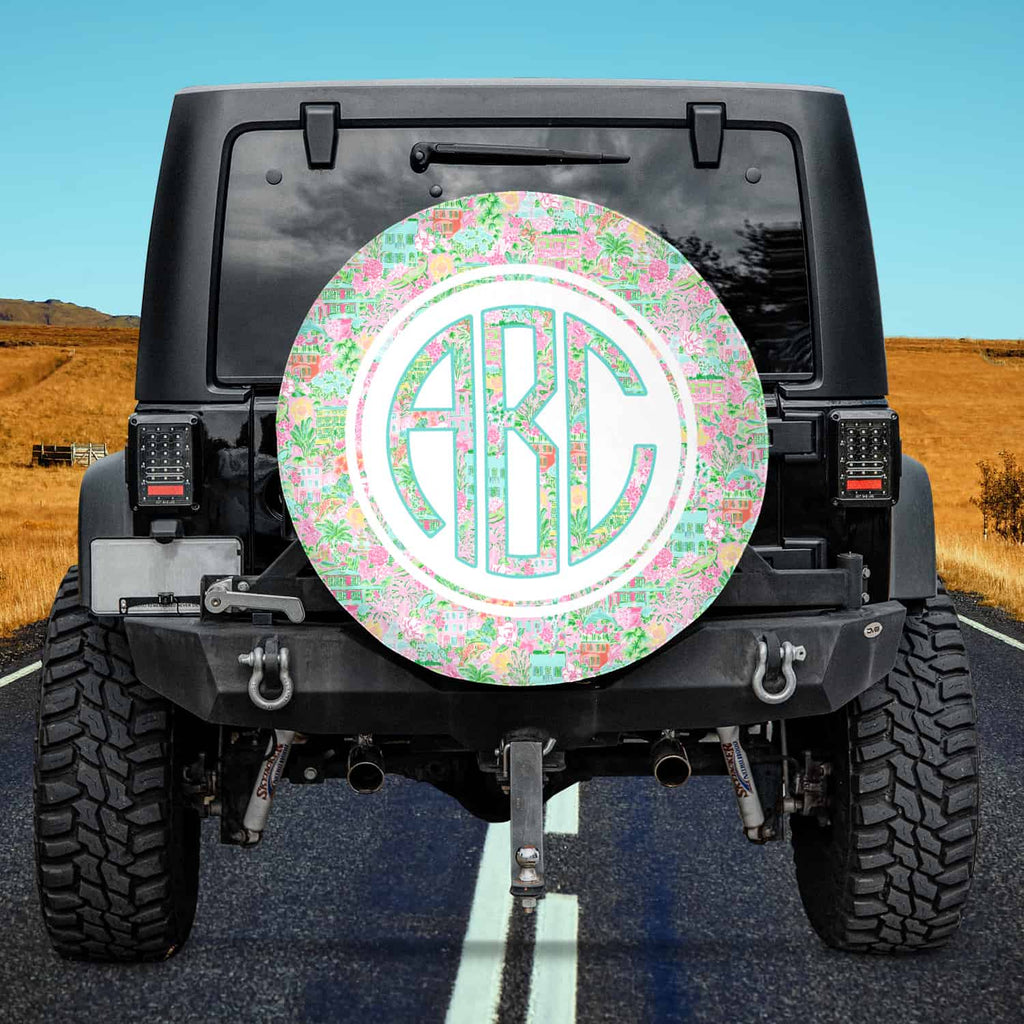 customized spare tire cover monogrammed preppy summer literally pretty