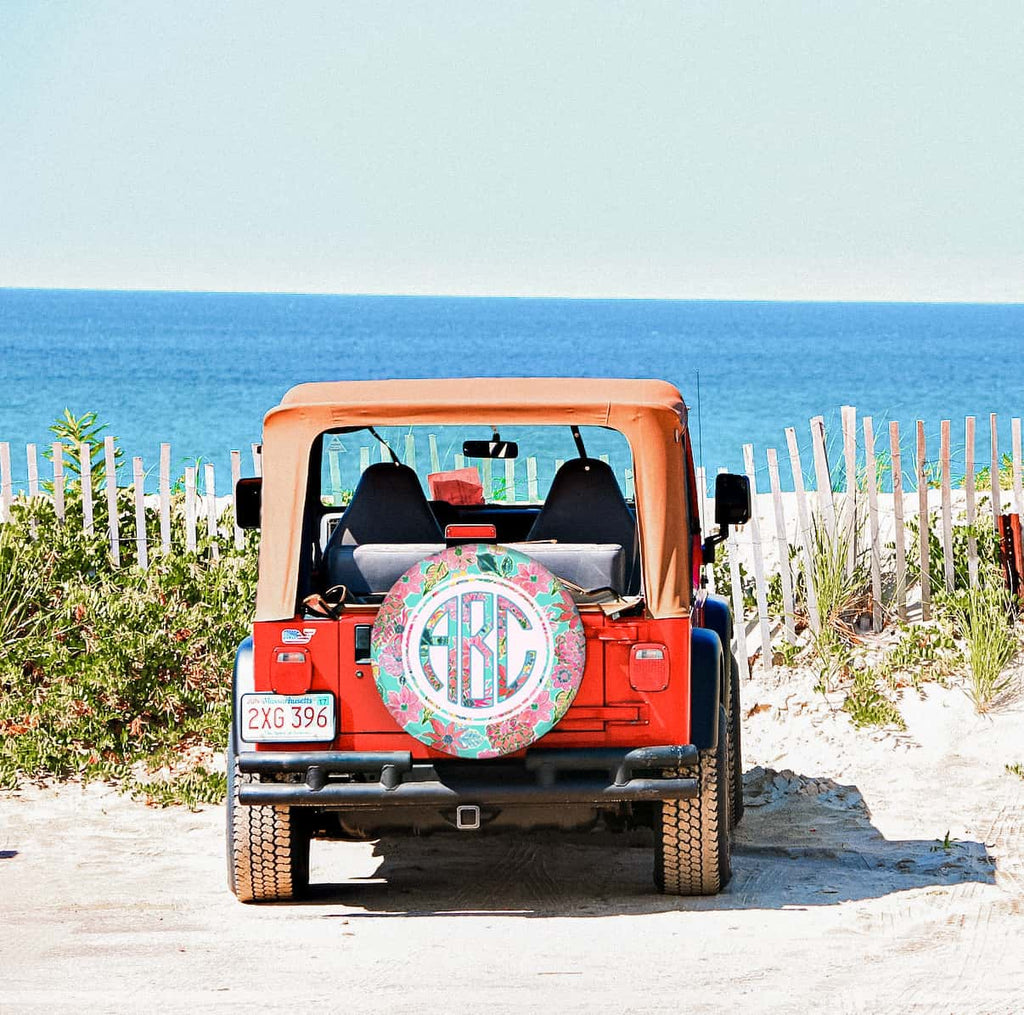 jeep tire cover custom monogrammed