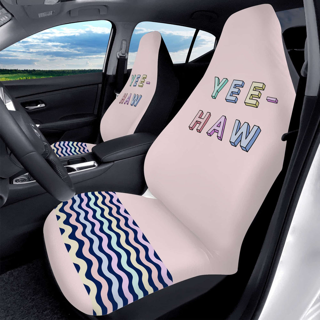Funny Car Seat Covers Yee Haw