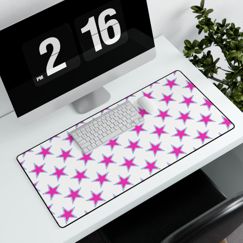 Mousepad Preppy Stars | Preppy Desk Decor | Teen Desk Decor Aesthetic